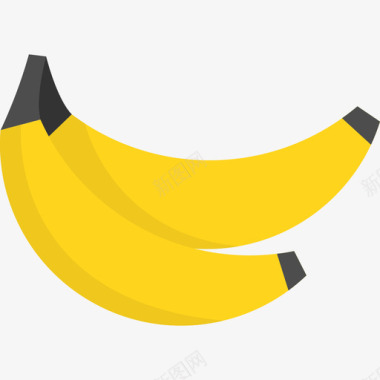 香蕉夏季食品饮料2无糖图标图标
