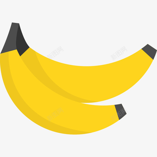 香蕉夏季食品饮料2无糖图标svg_新图网 https://ixintu.com 夏季食品饮料2 无糖 香蕉