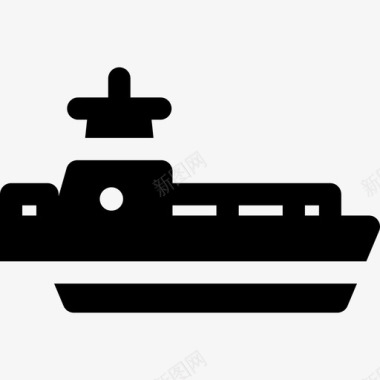 货船全球物流6号满载图标图标