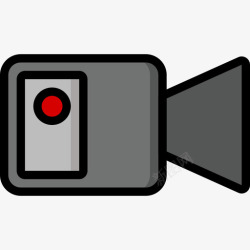 播放器矢量素播放器材视频播放器要素5线性颜色图标高清图片