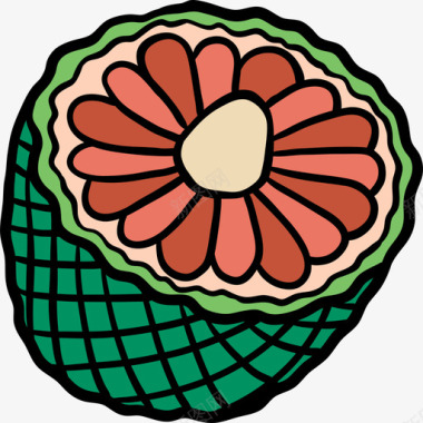 菠萝朱尼尔派对9彩色图标图标