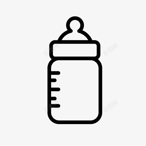 奶瓶婴儿食品婴儿奶图标svg_新图网 https://ixintu.com 医学图标 奶瓶 婴儿奶 婴儿食品