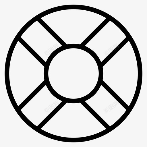 帮助常见问题救生圈图标svg_新图网 https://ixintu.com 帮助 常见问题 支持 救生圈 网站线的核心图标