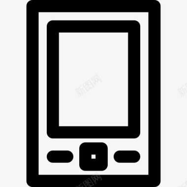 电子书android应用程序9线性图标图标