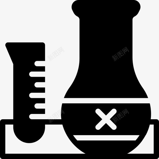 科学19号烧瓶装满图标svg_新图网 https://ixintu.com 科学19号烧瓶 装满