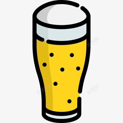 啤酒夏季食品饮料原色图标svg_新图网 https://ixintu.com 原色 啤酒 夏季食品饮料