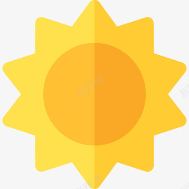 阳光健康生活方式4平淡图标图标