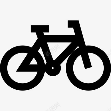 自行车嬉皮士9直线型图标图标
