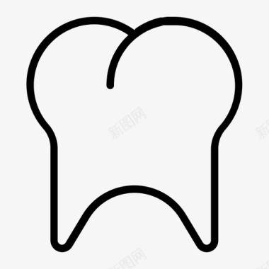 牙齿牙医牙科第一卷图标图标
