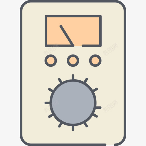电流表能量7颜色图标svg_新图网 https://ixintu.com 电流表 能量7 颜色