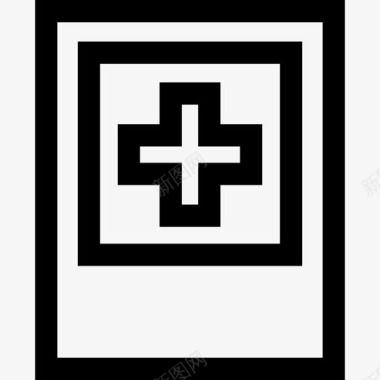 医院交通标志6线形图标图标
