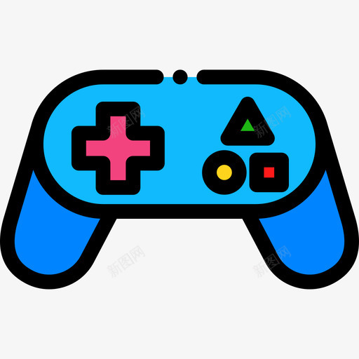 Gamepad婴儿23线性颜色图标svg_新图网 https://ixintu.com Gamepad 婴儿23 线性颜色