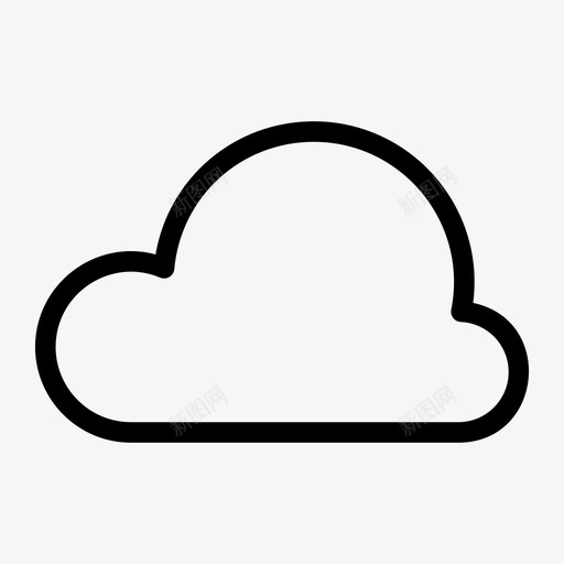 天气气候云图标svg_新图网 https://ixintu.com 云 假日线图标 天气 服务器 气候 预报