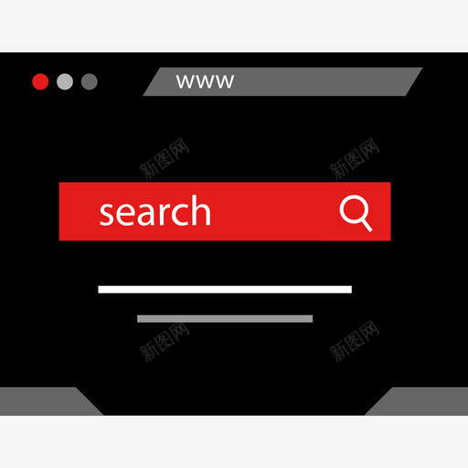 搜索网页23平面图标svg_新图网 https://ixintu.com 平面 搜索 网页设计23