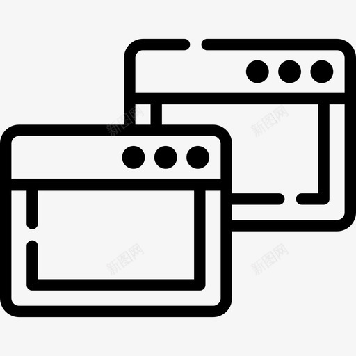 Windows电子和web元素集合4线性图标svg_新图网 https://ixintu.com Windows 电子和web元素集合4 线性