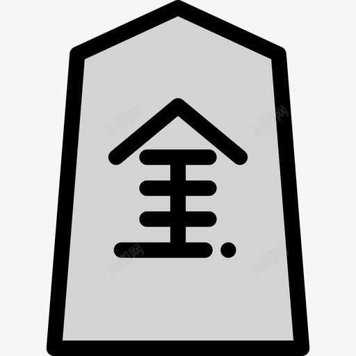 Shogi游戏7线性颜色图标svg_新图网 https://ixintu.com Shogi 游戏7 线性颜色