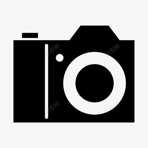照相机单反相机胶卷图标svg_新图网 https://ixintu.com 单反相机 摄影 无镜 照相机 胶卷