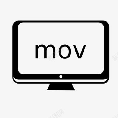 mov文件格式监视器图标图标