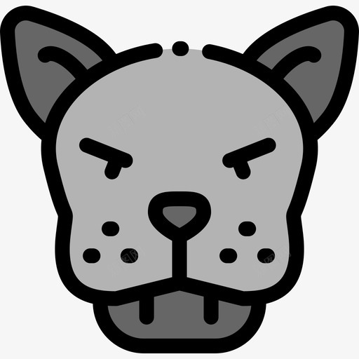 黑豹动物30线性颜色图标svg_新图网 https://ixintu.com 动物30 线性颜色 黑豹
