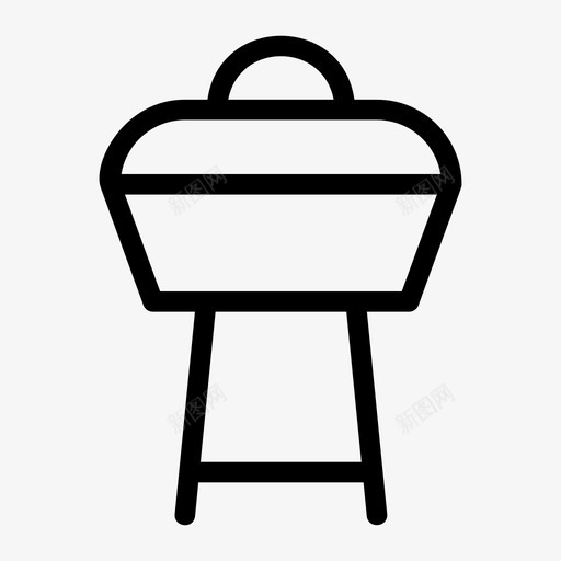 烧烤烹饪食物图标svg_新图网 https://ixintu.com 厨房 厨房用具系列图标 烧烤 烹饪 食物