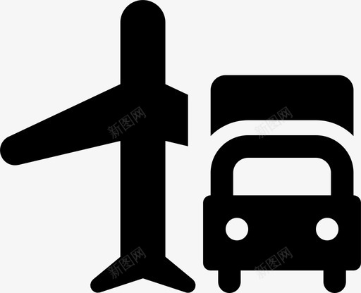 后勤飞机运输图标svg_新图网 https://ixintu.com 人道主义事务协调厅人道主义图标v02 卡车 后勤 运输 飞机
