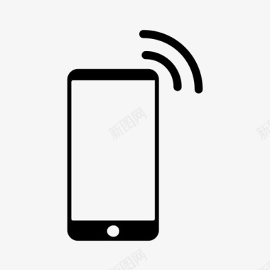 智能手机通话信号图标图标