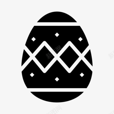 paschal蛋庆祝装饰图标图标
