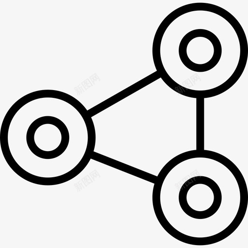 连接混合元素5线性图标svg_新图网 https://ixintu.com 混合元素5 线性 连接