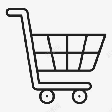 购物车商业和购物网上商店图标图标