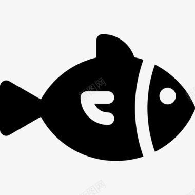 鱼动物24填充图标图标