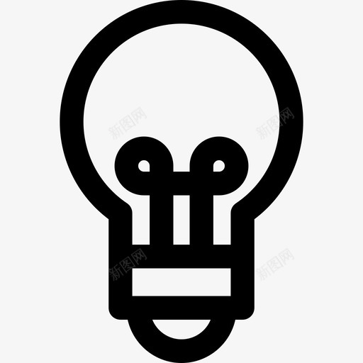 灯泡轮廓android应用程序9线性图标svg_新图网 https://ixintu.com android应用程序9 灯泡轮廓 线性