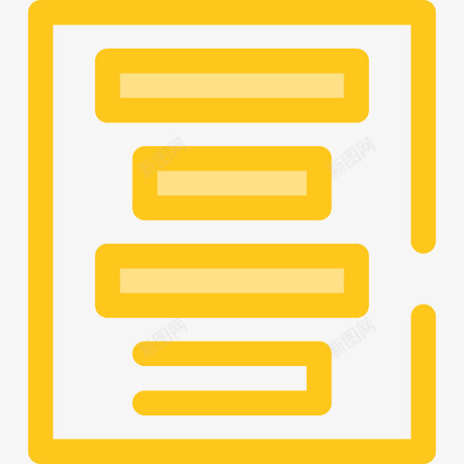 居中对齐文本编辑器14黄色图标svg_新图网 https://ixintu.com 居中对齐 文本编辑器14 黄色
