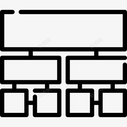 层次结构程序3线性图标svg_新图网 https://ixintu.com 层次结构 程序设计3 线性