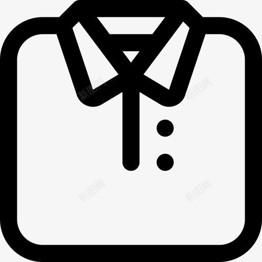 衬衫购物和商业10直线型图标svg_新图网 https://ixintu.com 直线型 衬衫 购物和商业10
