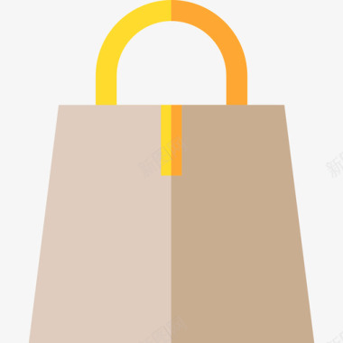 购物袋购物34扁平图标图标