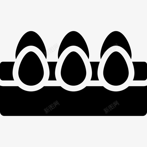 鸡蛋面包店9填充图标svg_新图网 https://ixintu.com 填充 面包店9 鸡蛋