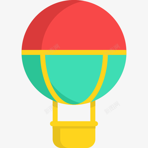 热气球暑假10个平的图标svg_新图网 https://ixintu.com 平的 暑假10个 热气球