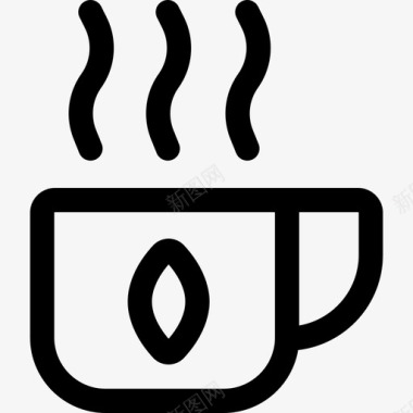 咖啡杯Junina7直系派对图标图标