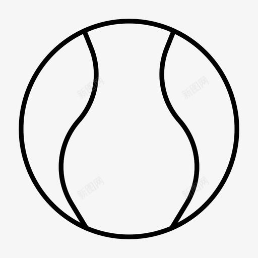 垒球棒球游戏图标svg_新图网 https://ixintu.com 垒球 棒球 游戏 游戏细线图标 运动