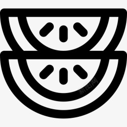 7号球裤图标西瓜夏季7号直线型图标高清图片