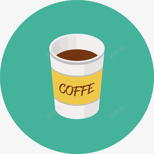 咖啡杯商务自由时间平板图标svg_新图网 https://ixintu.com 咖啡杯 商务自由时间 平板