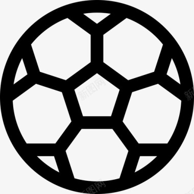 足球意大利7直线型图标图标