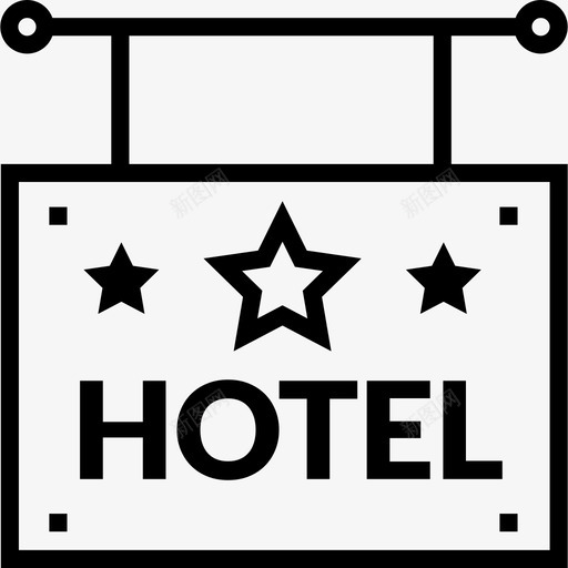酒店36号酒店线性图标svg_新图网 https://ixintu.com 36号酒店 线性 酒店