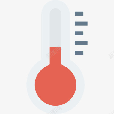 温度计医疗卫生2扁平图标图标