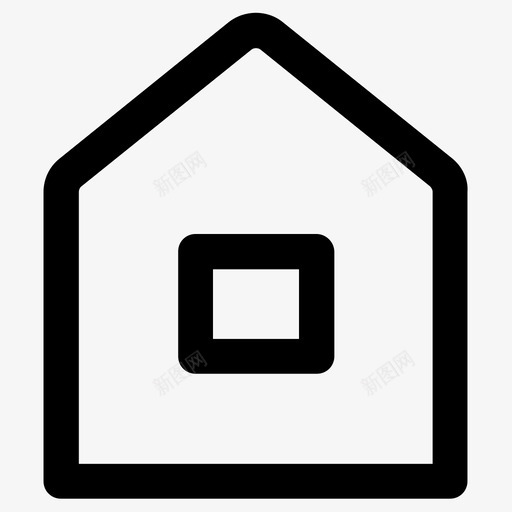 住宅主页按钮主页图标svg_新图网 https://ixintu.com 主页 主页按钮 住宅 建筑房屋公寓物业城市办公楼摩天大楼