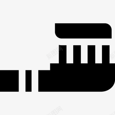 牙刷牙科护理2填充型图标图标