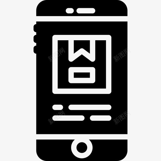 智能手机启动5填充图标svg_新图网 https://ixintu.com 启动5 填充 智能手机