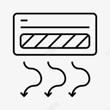空调建筑工艺图标图标