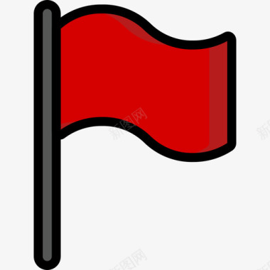 旗子基本要素5线条颜色图标图标