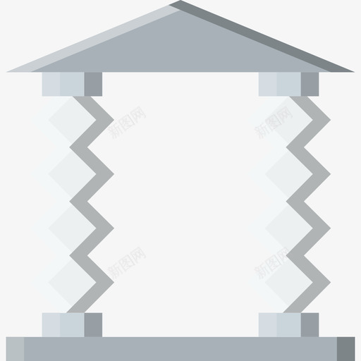 拱门建筑3平面图标svg_新图网 https://ixintu.com 平面 建筑3 拱门